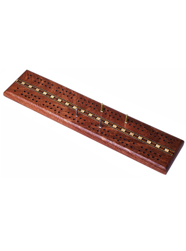 3334 Wooden Double Track Cribbage