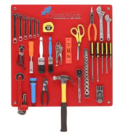 Stuck on Tools TB22RD01 Classic Tool board  Red