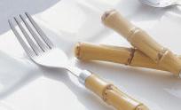 Ten Strawberry Street Bamboo Dinner Fork- Set of 4