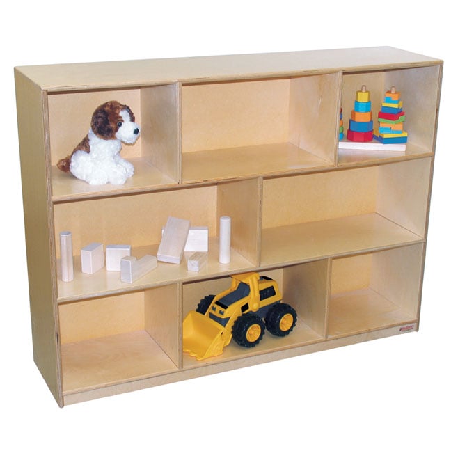 36 Inch Mobile Single Storage Unit With Hardboard Back - 12 Inches Deep