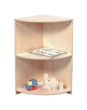 17700 - Shelf Corner Cabinet - 2 Shelf