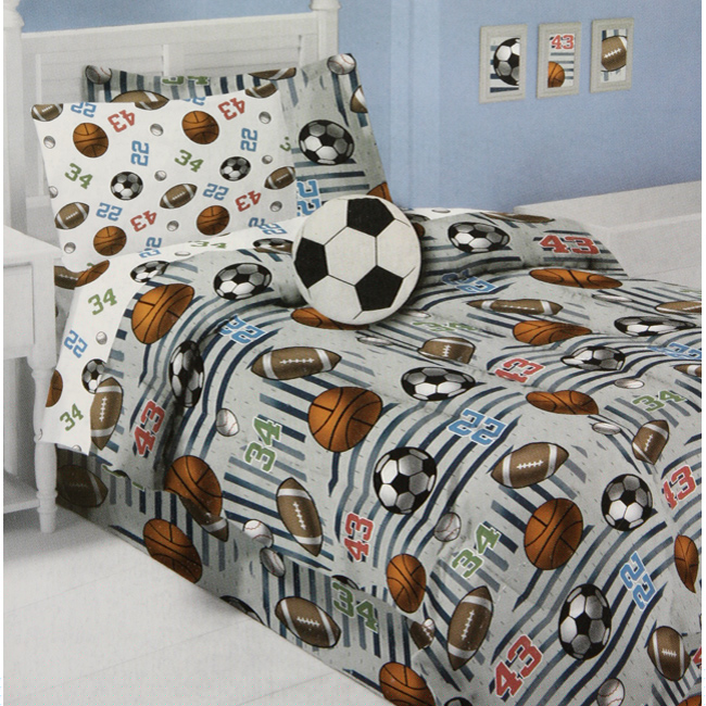 TexStyle RIC-2603-20MULT All Pro Bedding Set - Full Size