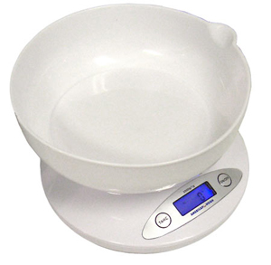 American Weigh 5kg Bowl Scale White