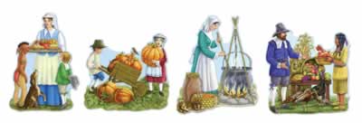 Beistle - 99137 - Pkgd Thanksgiving Cutouts