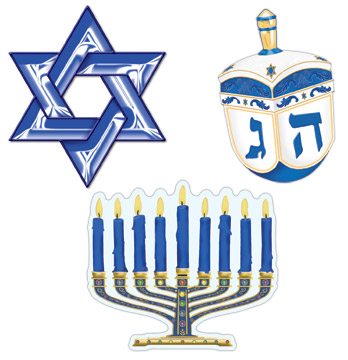 Beistle - 22416 - Hanukkah Cutouts