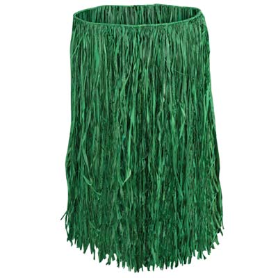 Beistle - 50450-G - Adult Raffia Hula Skirt- Pack of 12