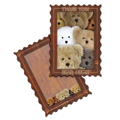 Beistle 58303 Boyds Bears Bear Hugs Thank You Notes Pack of 12