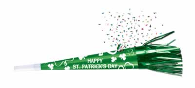 Beistle - 30136 - St Patricks Day Confetti Horn