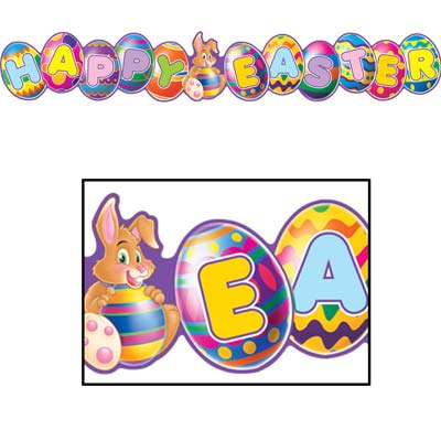 Beistle - 44401 - Happy Easter Expandable- Pack of 12