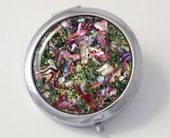 183052-90 Mother Of Pearl Compact Mirror