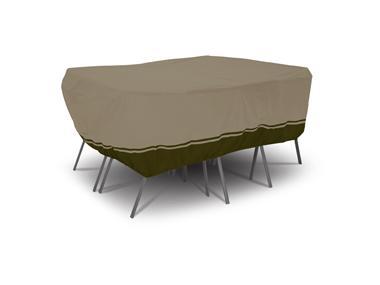 Classic Accessories 55-028-043801-00 - Villa Patio Table And Chair Set Cover - Large Round