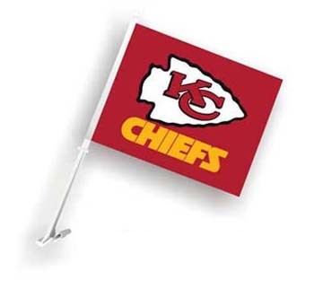 Fremont Die Consumer F98925 Car Flag 11.5 x 14.5 Kansas City Chiefs