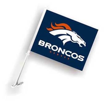 Fremont Die Consumer F98932 Car Flag 11.5 x 14.5 Denver Broncos