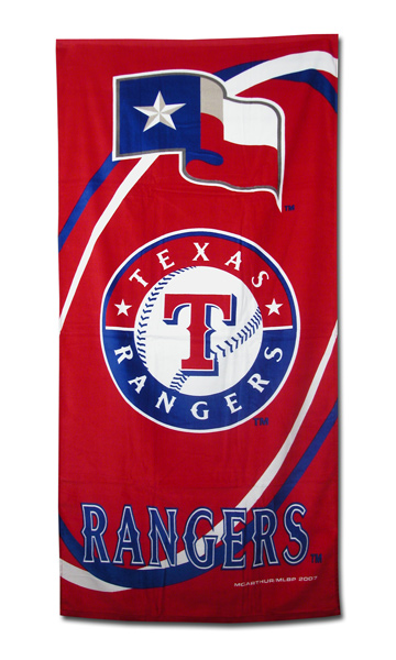 McArthur R1128 Towel 30x60 Texas Rangers