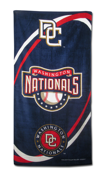 McArthur R1130 Towel 30x60 Washington Nationals