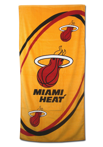McArthur R1213 Towel 30 x 60 Miami Heat