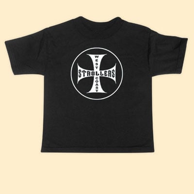 Rebel Ink Baby 339tt4T West Coast Strollers - 4T - Toddler Tee Shirt