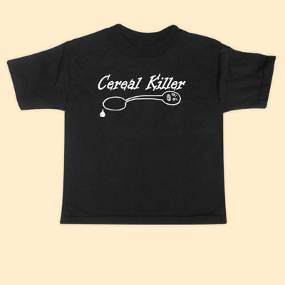 Rebel Ink Baby 359tt3T Cereal Killer - 3T - Toddler Tee Shirt