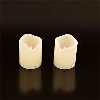 Smart Candle SC3870-A Battery Powered Wax Melt Effect Pillar Candle - 2 X 2.5 Inch
