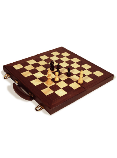 Folding Chess Set - 16 Inch