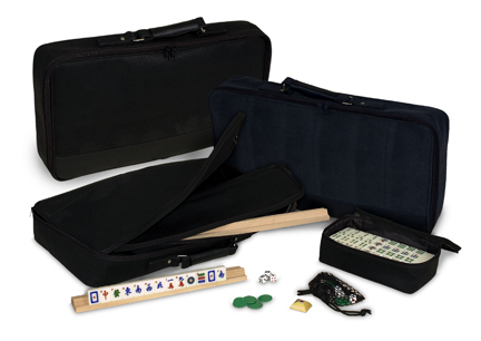 Sunnywood 3870BL Mah Jongg Set In Soft Sided Case Navy