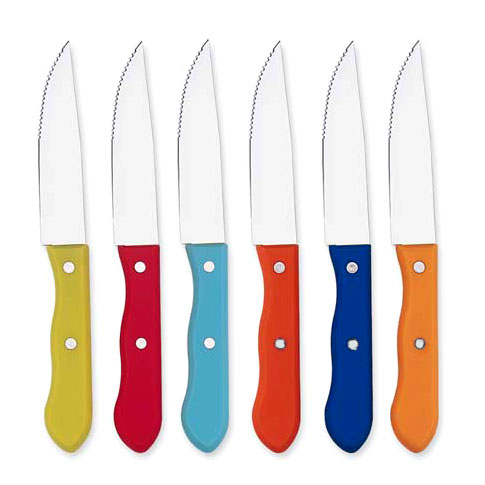 85415 Steak Knives - Rainbow - Set Of 6