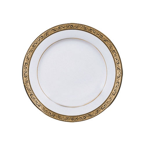 Ten Strawberry Street Paradise Gold - 7.75 Inch Dessert Plate - Set Of 6