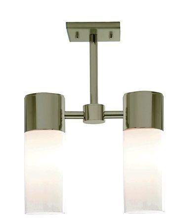 Use Bath Fixtures 1655.13 Double Ceiling  Satin Nickel