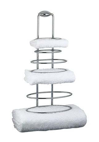 Use Bath Fixtures 1103.01 Towel Stack Rack  Polished Chrome
