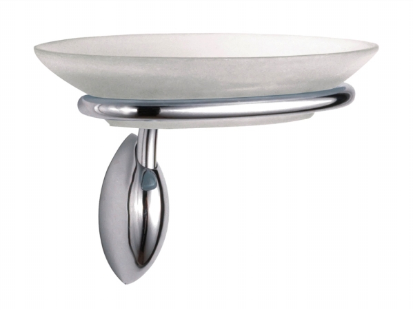 Use Bath Fixtures 1000.01 Glass Soap Dish  Polished Chrome