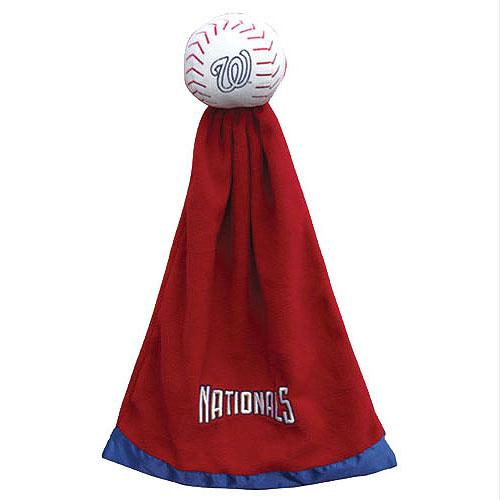 Coed Sportswear Washington Nationals Plush MLB Baseball with Attached Security Blanket.