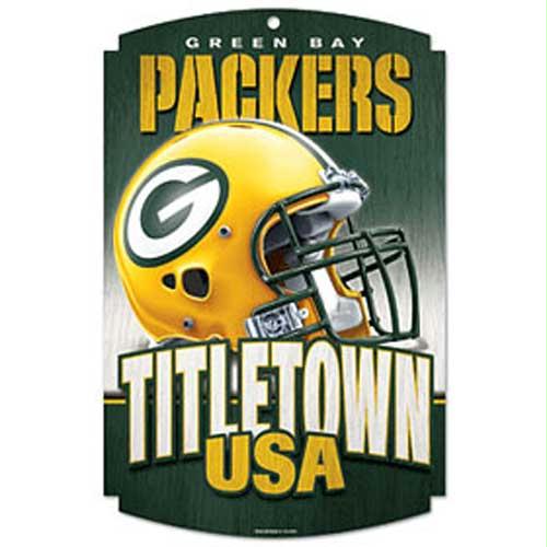 Wincraft Green Bay Packers NFL Wood Sign