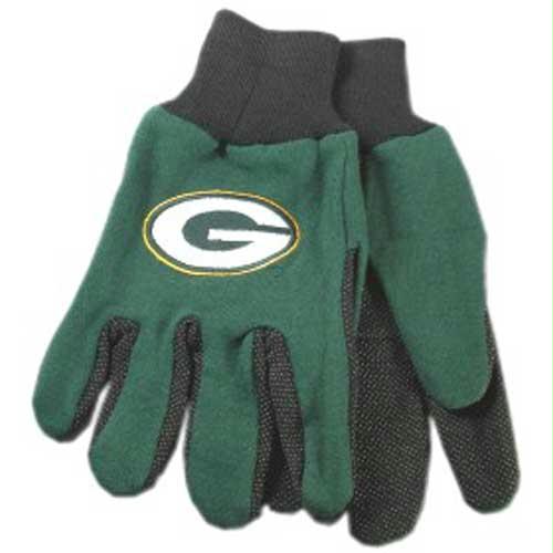 McArthur Sports Green Bay Packers NFL Two Tone Gloves