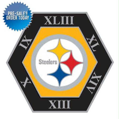 Cufflinks 2009 Pittsburgh Steelers NFL Super Bowl Championship Executive Cufflinks with Jewelry Box