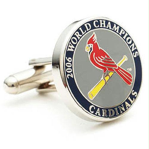 Cufflinks St. Louis Cardinals World Series Champs MLB Logo'd Executive Cufflinks with Jewelry Box