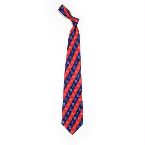 Eagles Wings Los Angeles Angels MLB Pattern No.1 Mens Tie - 100 Percent Silk