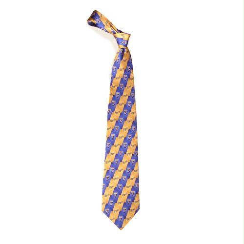 Eagles Wings Kansas City Royals MLB Pattern No.1 Mens Tie - 100 Percent Silk