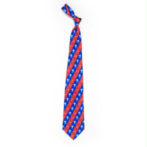 Eagles Wings Philadelphia Phillies MLB Pattern No.1 Mens Tie - 100 Percent Silk