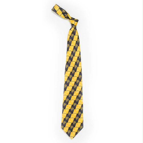 Eagles Wings Pittsburgh Pirates MLB Pattern No.1 Mens Tie - 100 Percent Silk
