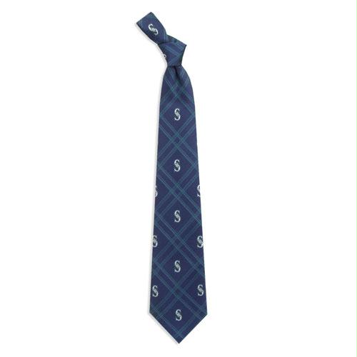 Eagles Wings Seattle Mariners MLB Woven 2 Mens Tie - 100 Percent Polyester