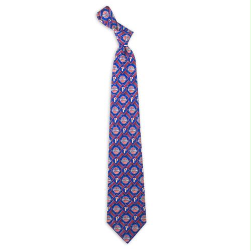 Eagles Wings Detroit Pistons NBA Pattern No.3 Mens Tie - 100 Percent Silk