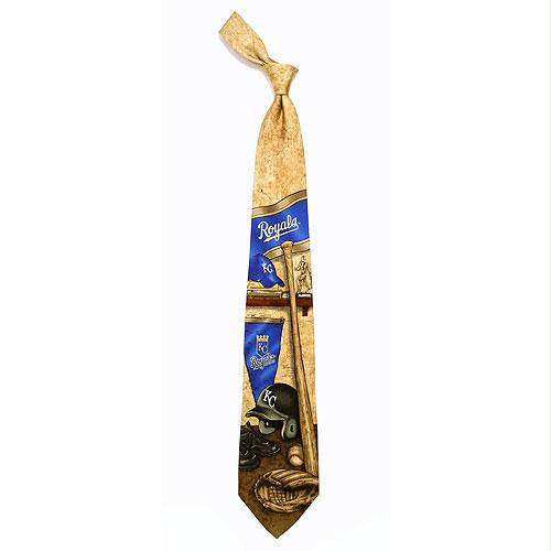 Eagles Wings Kansas City Royals MLB Nostalgia No.2 Mens Tie - 100 Percent Silk