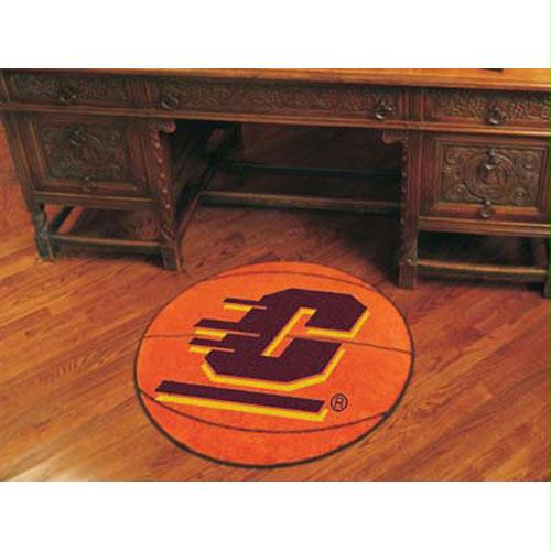 Fan Mats Central Michigan Chippewas NCAA Basketball Round Floor Mat 29 Inch