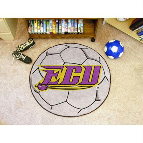 Fan Mats East Carolina Pirates NCAA Soccer Ball Round Floor Mat 29 Inch