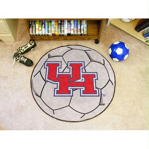 Fan Mats Houston Cougars NCAA Soccer Ball Round Floor Mat 29 Inch