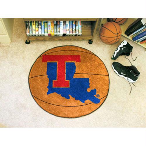Fan Mats Louisiana Tech Bulldogs NCAA Basketball Round Floor Mat 29 Inch