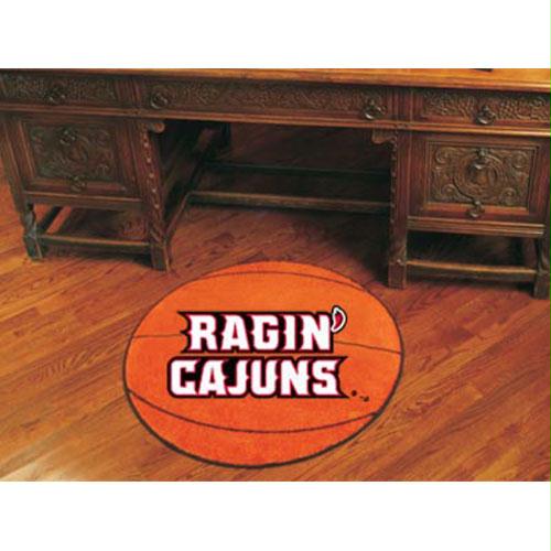 Fan Mats Louisiana Lafayette Ragin Cajuns NCAA Basketball Round Floor Mat 29 Inch