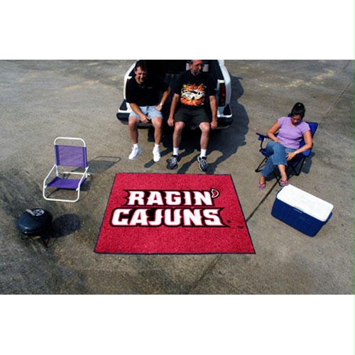 Fan Mats Louisiana Lafayette Ragin Cajuns NCAA Tailgater Floor Mat 5 x 6 ft.