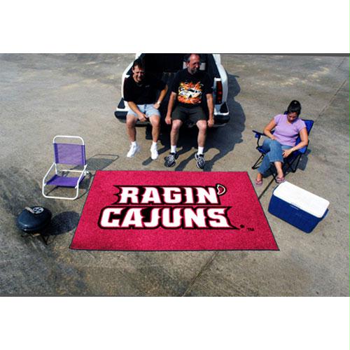 Fan Mats Louisiana Lafayette Ragin Cajuns NCAA UltiMat Floor Mat 5 x 8 ft.