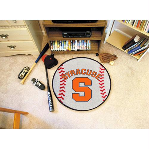 Fan Mats Syracuse Orangemen NCAA Baseball Round Floor Mat 29 Inch